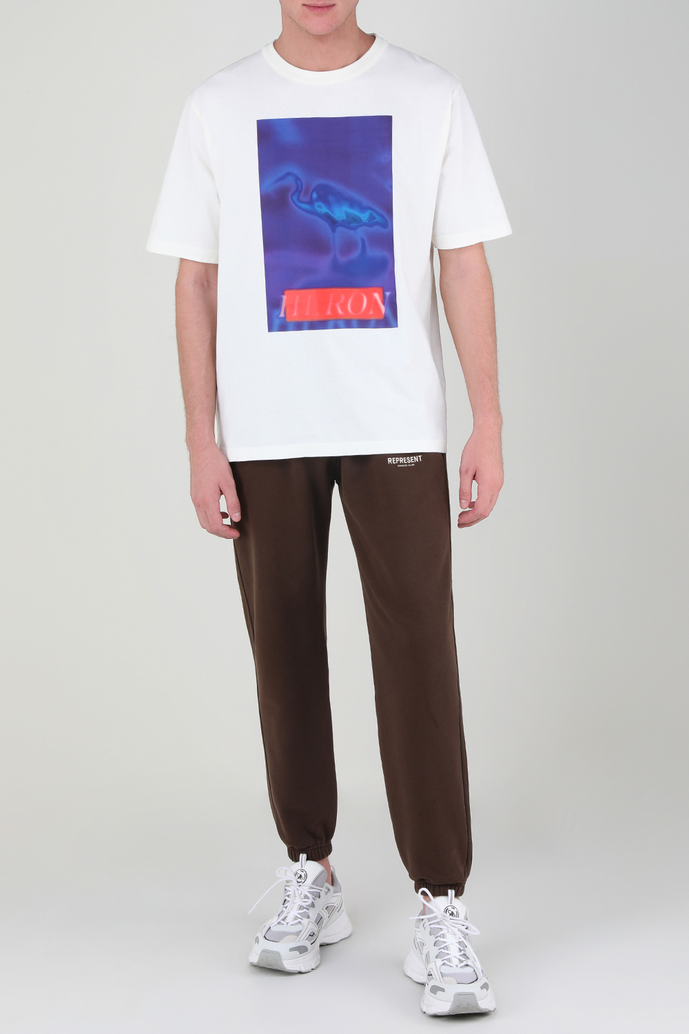 חולצת טי עם הדפס חסידה